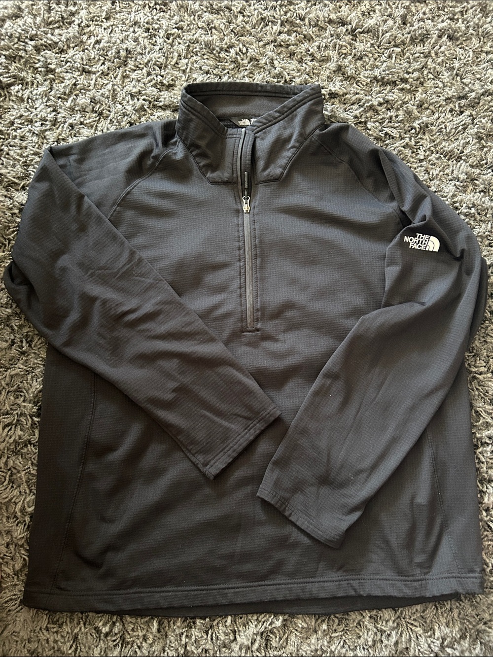 The North Face Black Half-Zip Fleece Pullover
